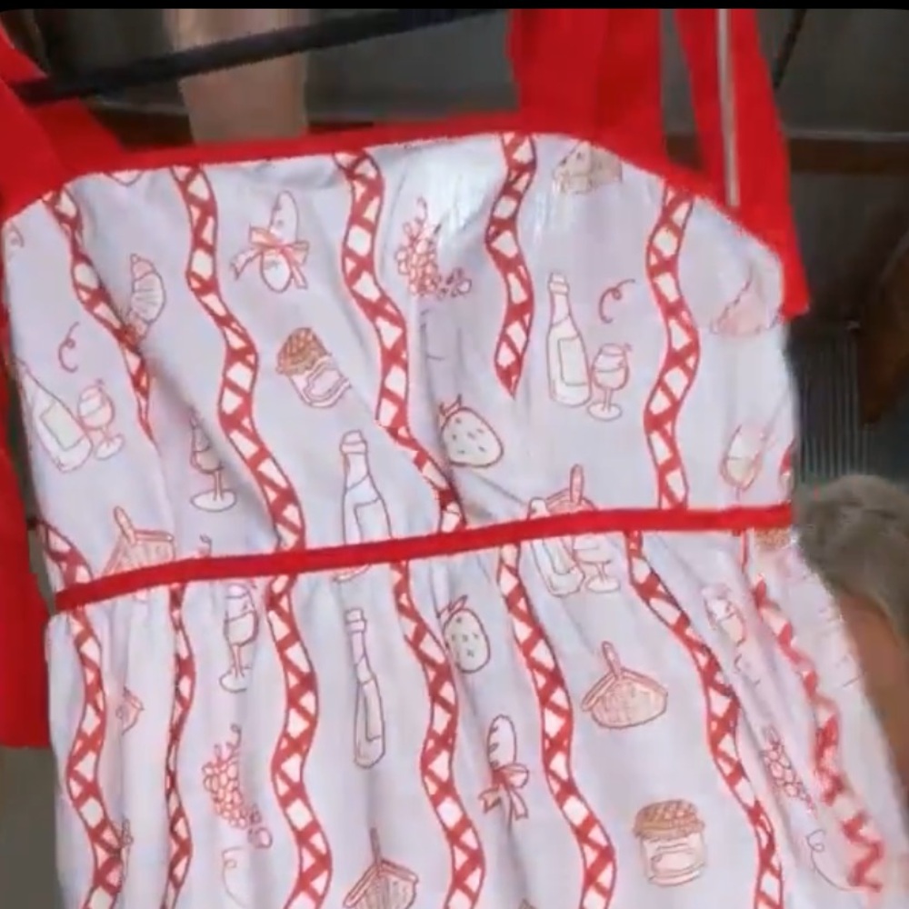 Red & Pink Maxi Dress Small 💗♥️ 🧁 dopamine dressing - Picture 7 of 11